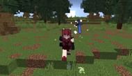 The diamond sword can be seen orbiting around the player as they move (Image via u/Kindred408 on Reddit)